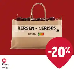 Delhaize Kersen aanbieding