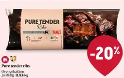 Delhaize Pure tender ribs aanbieding