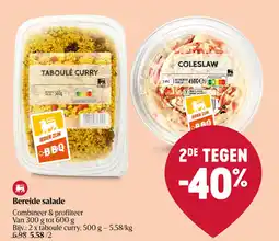 Delhaize Bereide salade aanbieding