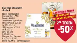 Delhaize Bier met of zonder alcohol aanbieding