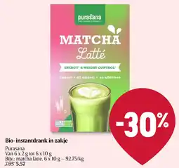 Delhaize Purasana Bio-instantdrank in zakje aanbieding