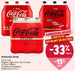 Delhaize Coca-Cola Bruisende drank aanbieding
