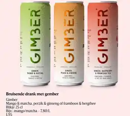 Delhaize Gimber bruisende drank met gember aanbieding