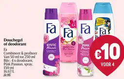 Delhaize Fa Douchegel of deodorant aanbieding