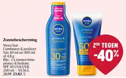 Delhaize Nivea sun zonnebescherming aanbieding