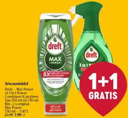 Delhaize Dreft Afwasmiddel aanbieding