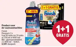 Delhaize Finish Product voor de vaatwasmachine aanbieding