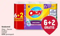 Delhaize Okay decore keukenrol aanbieding