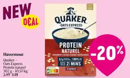 Delhaize Quaker Havermout aanbieding