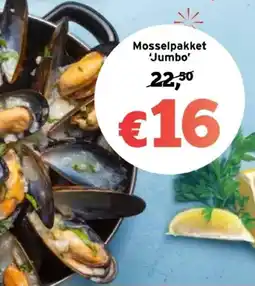 Spar Mosselpakket 'Jumbo' aanbieding
