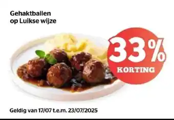 Spar Gehaktballen op Luikse wijze aanbieding