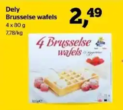 Spar Dely Brusselse wafels aanbieding