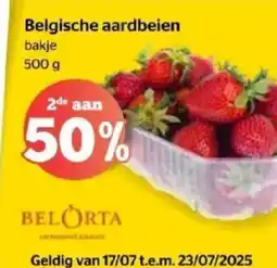 Spar Belgische aardbeien aanbieding