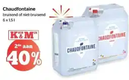 Spar Chaudfontaine bruisend of niet-bruisend aanbieding