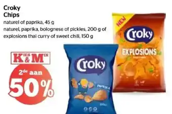 Spar Croky Chips aanbieding