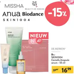Di SKIN100 4 Centella Ampoule serum aanbieding