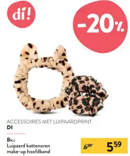 Di Luipaard kattenoren make-up hoofdband aanbieding