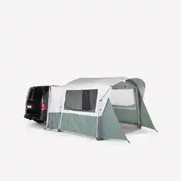 Decathlon Opblaasbare bustent voor kamperen Van Connect Air Second Fresh 6 personen aanbieding