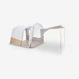 Decathlon Opblaasbare leefruimte voor kamperen Air Seconds Base Connect Fresh 6 personen aanbieding