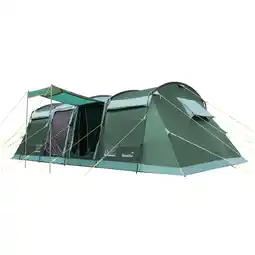 Decathlon Tunneltent Familietent Montana 8 Sleeper Protect - 8 personen - Kamperen aanbieding