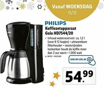 Lidl Koffiezetapparaat aanbieding