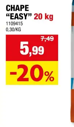 Hubo Knauf chape easy 20kg aanbieding