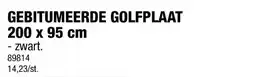 Hubo Onduline golfplaat 200x95 cm 2,6mm zwart aanbieding