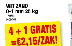 Hubo wit zand 0-1 mm 25kg