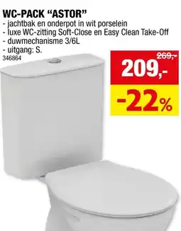Hubo Lafiness Astor WC-pack S aanbieding