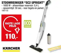 Hubo Karcher SC2 Upright stoomreiniger aanbieding
