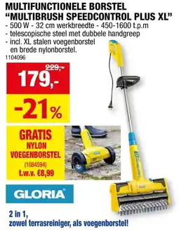 Hubo Gloria MultiBrush XL multifunctionele elektrische borstel 500W aanbieding