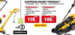 Hubo Powerplus POWXG6251 elektrische grasmaaier 1600W 38cm aanbieding