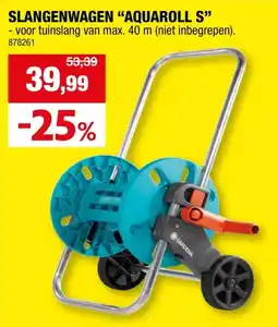 Hubo Gardena AquaRoll S slangenwagen voor tuinslang 40m aanbieding