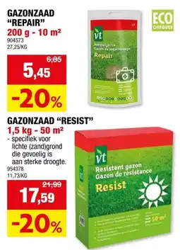 Hubo VT Repair herstelgazon 200g aanbieding