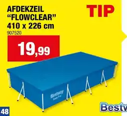 Hubo Bestway afdekzeil voor zwembad 400x211x81 cm aanbieding