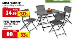 Hubo Garden Plus Tuinstoel plooibaar donkergrijs aanbieding