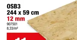Hubo OSB 3 met tand & groef 244x59 cm 12mm aanbieding