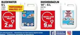 Hubo Forever bleekwater 15° 5l aanbieding