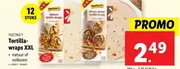 Lidl Tortilla- wraps XXL aanbieding