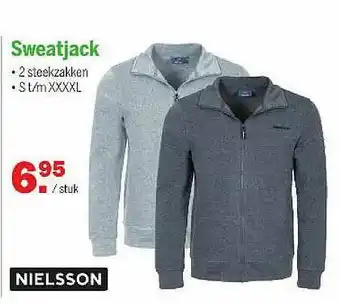 Van Cranenbroek Sweatjack Nielsson aanbieding