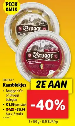 Lidl Kaasblokjes aanbieding
