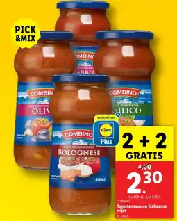 Lidl Tomatensaus op Italiaanse wijze aanbieding