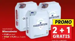 Lidl Mineraalwater aanbieding