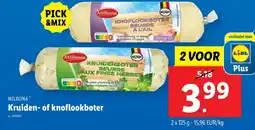 Lidl Kruiden- of knoflookboter aanbieding