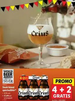 Lidl Sterk blond speciaalbier aanbieding