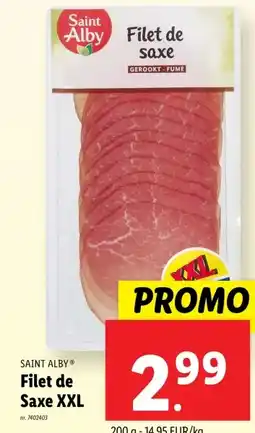 Lidl Filet de Saxe XXL aanbieding
