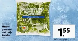 Lidl Mossel- groenten met zakje kruiden aanbieding