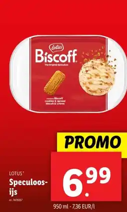 Lidl Speculoos- ijs aanbieding