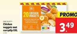 Lidl Chicken nuggets met currydip XXL aanbieding