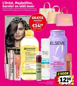 Kruidvat L’Oréal, Maybelline, Garnier en véél meer aanbieding
